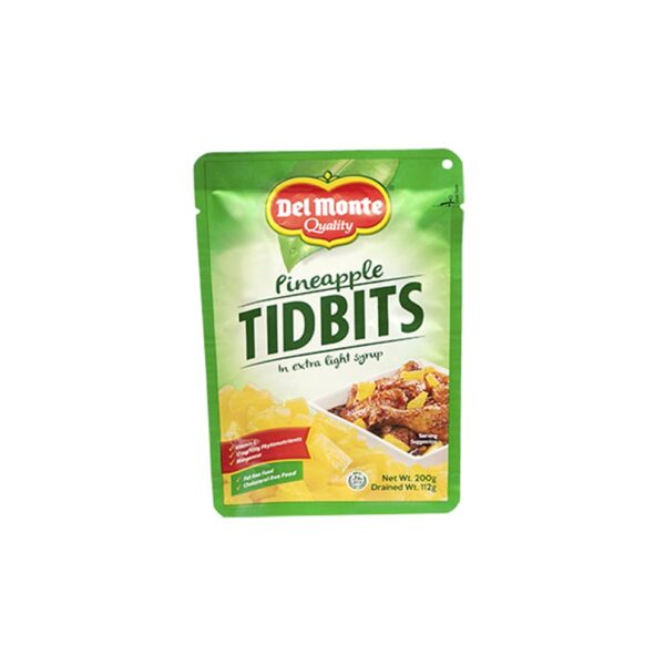 DEL MONTE TIDBITS PINEAPPLE POUCH