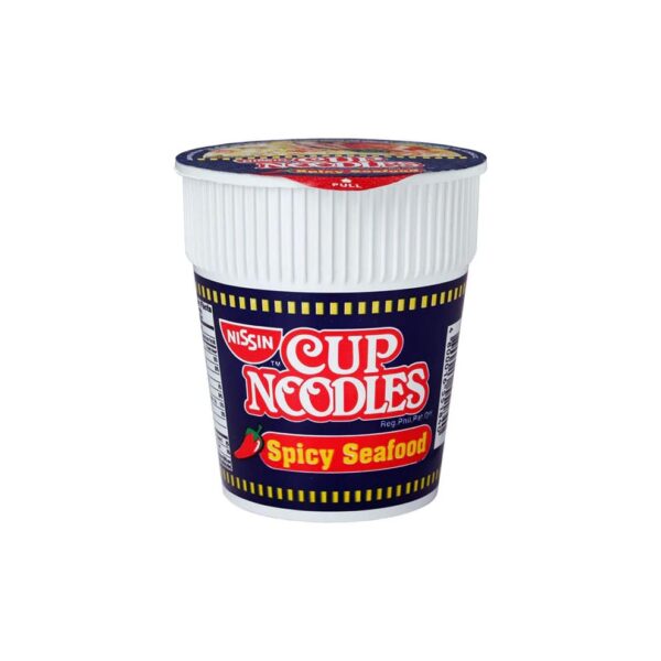 NISSIN SPICY SEAFOOD CUP NOODLES