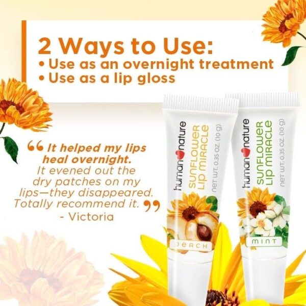 Human Nature Sunflower Lip Miracle
