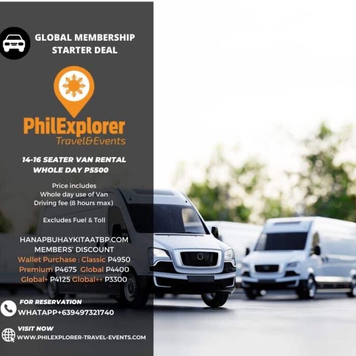 PhilExplorerVanRental Starter Deal